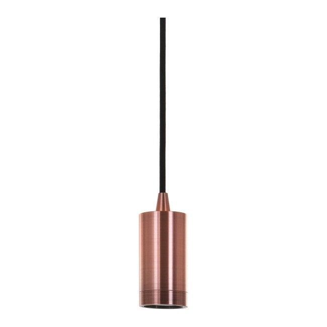 Lampa wisząca Moderna 1 x 60 W E27 red copper