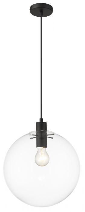 Lampa wisząca Puerto duża czarna LIGHT PRESTIGE