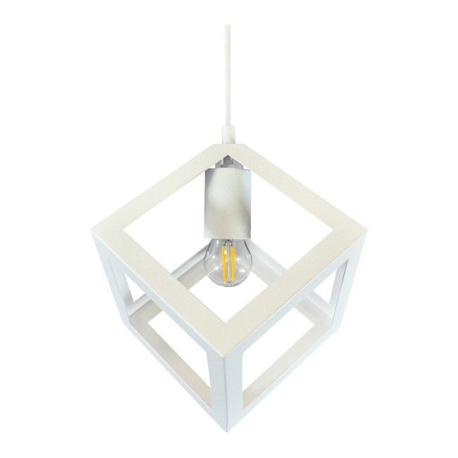 Lampa wisząca Sweden 1 x 60 W E27 biała