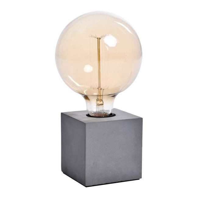 Lampa stołowa GoodHome Qausuit Beto E27 kwadratowa