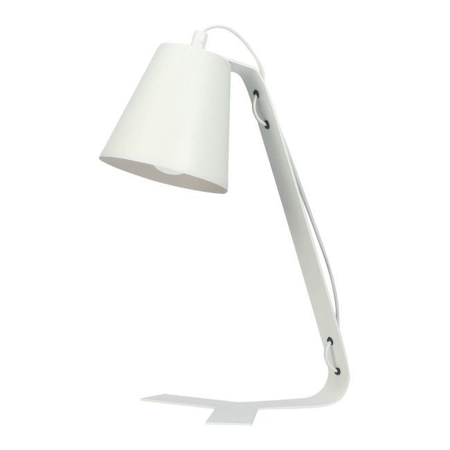 Lampa biurkowa GoodHome Bangoran E14 biała