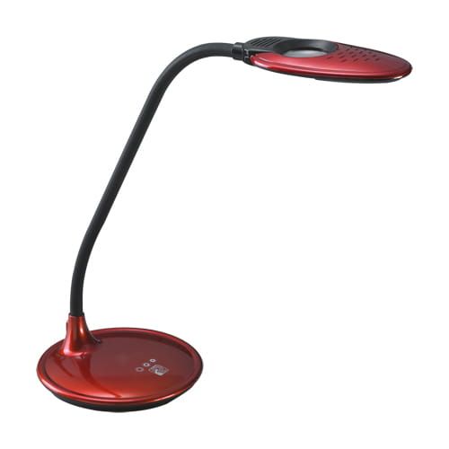 Lampka biurkowa LED 5W z regulacją światła i włącznikiem dotykowym czerwona IREM RED Ideus 02939