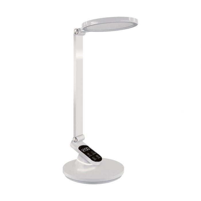 Lampka biurkowa LED 9W z regulacją światła i włącznikiem dotykowym biała RAGAS WHITE Ideus 04171