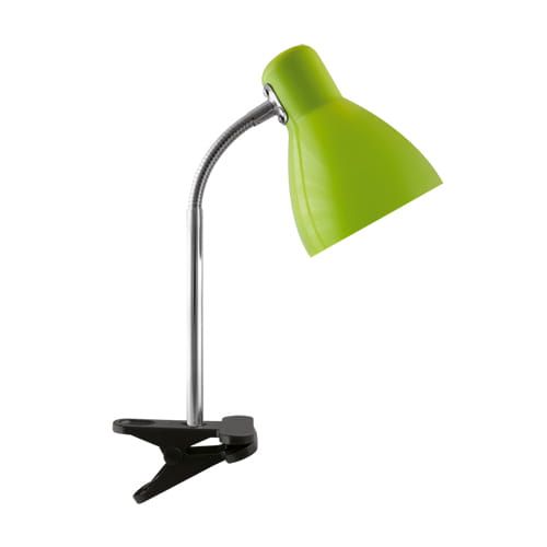 Lampka do czytania z klipsem 15W zielona KATI E27 GREEN CLIP Ideus 02864