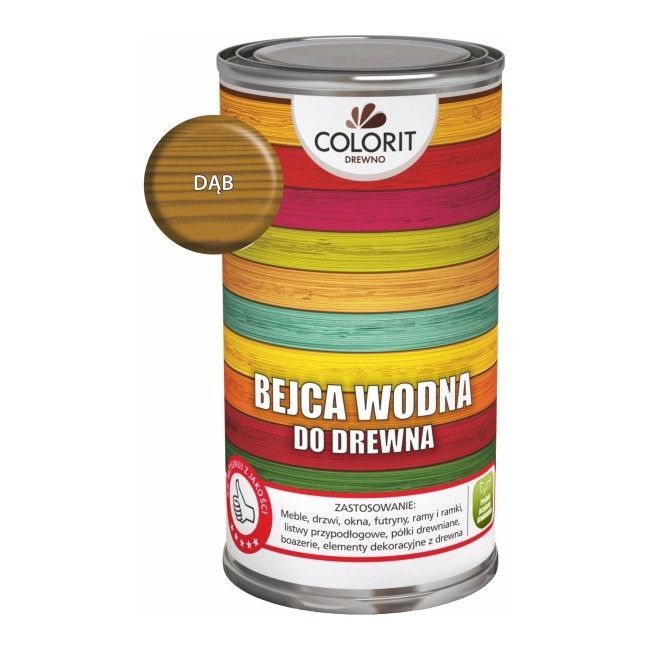 Bejca wodna Colorit Drewno dąb 0,5 l