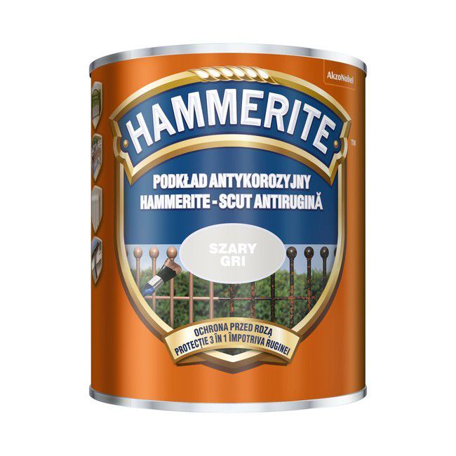 Podkład Hammerite antykorozyjny szary 0,75 l