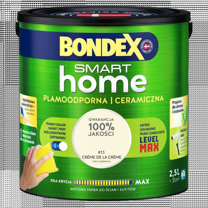 Farba plamoodporna creme de la creme 2,5 L BONDEX SMART HOME