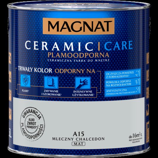 Farba do wnętrz Ceramic Care 2,5 L mleczny chalcedon MAGNAT