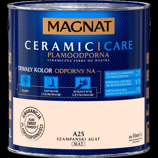 Farba do wnętrz Ceramic Care 2,5 L szampański agat MAGNAT