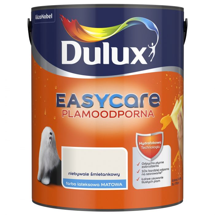 Farba do wnętrz EasyCare 5 L niebywale śmietankowy DULUX