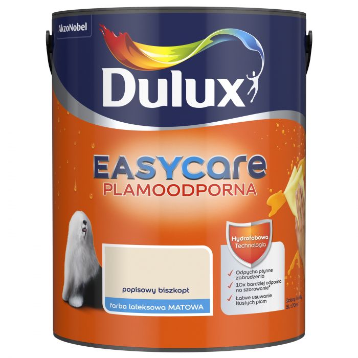 Farba do wnętrz EasyCare 5 L popisowy biszkopt DULUX