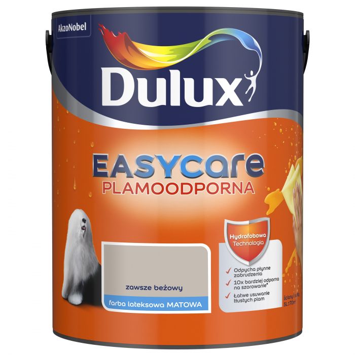 Farba do wnętrz EasyCare 5 L zawsze beżowy DULUX