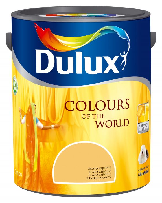 Farba do wnętrz Kolory Świata 5 L złoto cejlonu DULUX