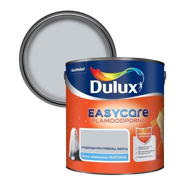 Farba Dulux EasyCare najpopularniejszy szary 2,5 l