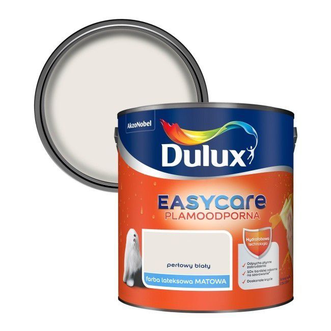 Farba Dulux EasyCare perłowy biały 2,5 l