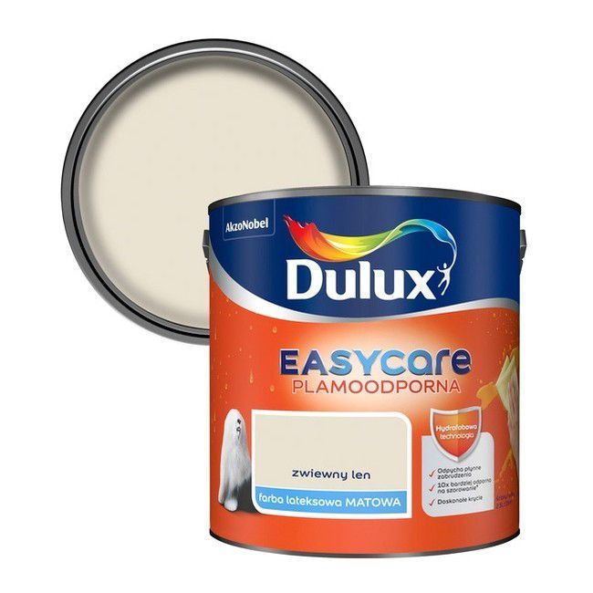 Farba Dulux EasyCare zwiewny len 2,5 l