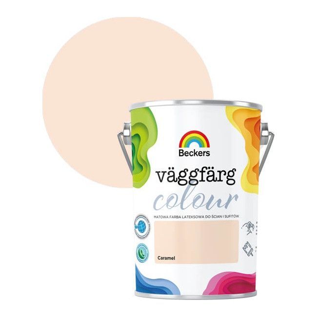 Farba lateksowa Beckers Vaggfarg Colour caramel 5 l