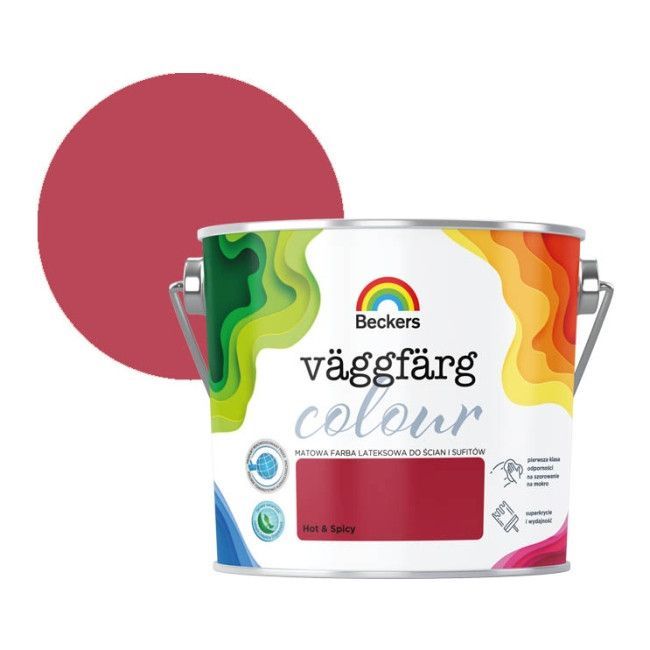 Farba lateksowa Beckers Vaggfarg Colour hot & spicy 2,5 l