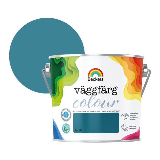 Farba lateksowa Beckers Vaggfarg Colour pacific 2,5 l