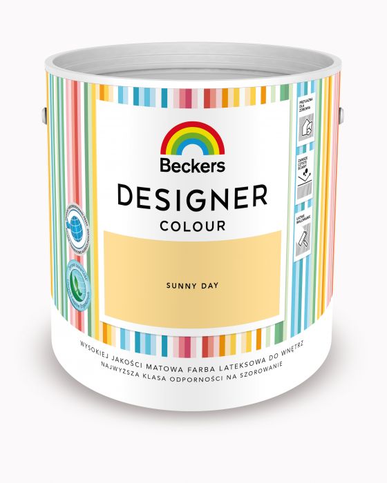 Farba lateksowa Designer Colour Sunny Day 2,5 L BECKERS