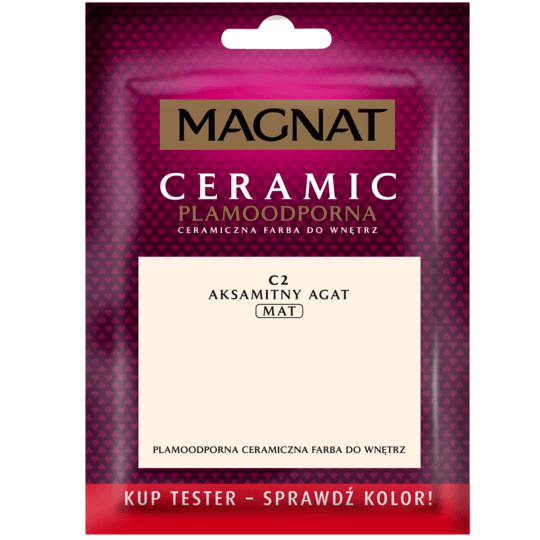 Tester farba ceramiczna aksamitny agat 30 ml MAGNAT CERAMIC