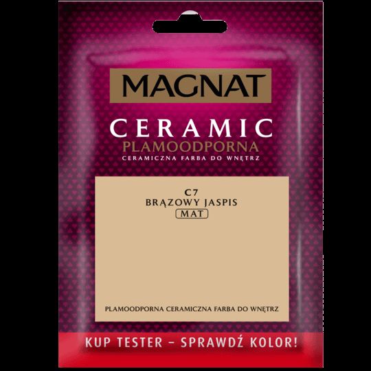Tester farba ceramiczna brązowy jaspis 30 ml MAGNAT CERAMIC