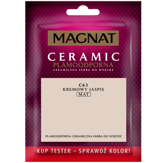 Tester farba ceramiczna kremowy jaspis 30 ml MAGNAT CERAMIC