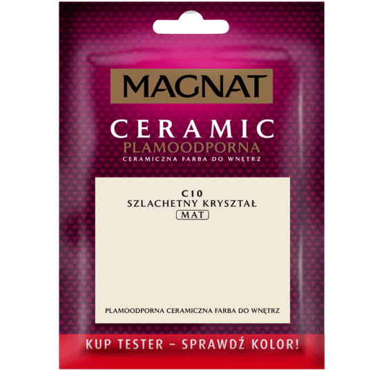 Tester farba ceramiczna szlachetny kryształ 30 ml MAGNAT CERAMIC