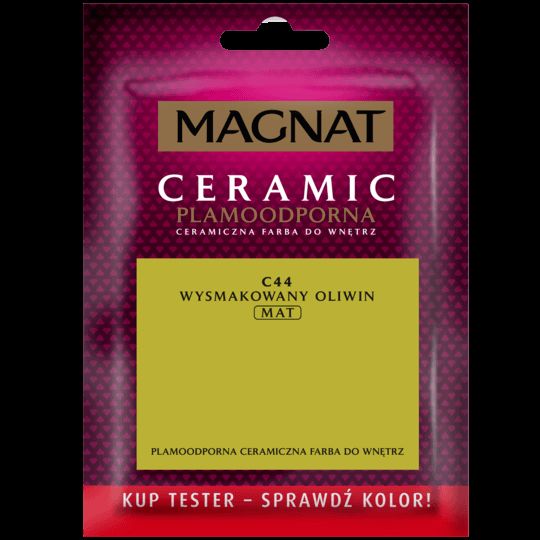 Tester farba ceramiczna wysmakowany oliwin 30 ml MAGNAT CERAMIC