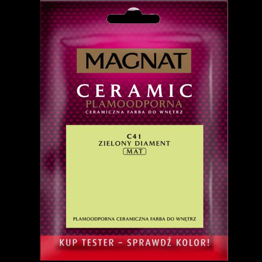 Tester farba ceramiczna zielony diament 30 ml MAGNAT CERAMIC