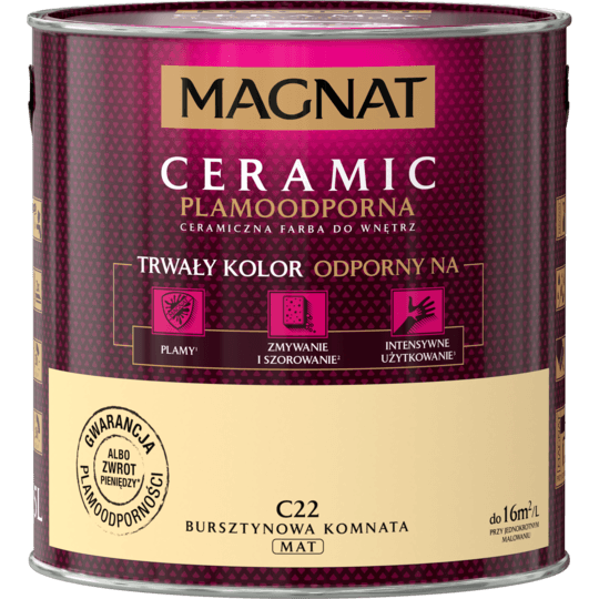 Farba ceramiczna 2,5 L bursztynowa komnata MAGNAT CERAMIC
