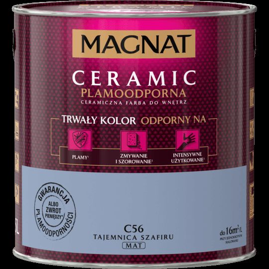 Farba ceramiczna 2,5 L tajemnica szafiru MAGNAT CERAMIC