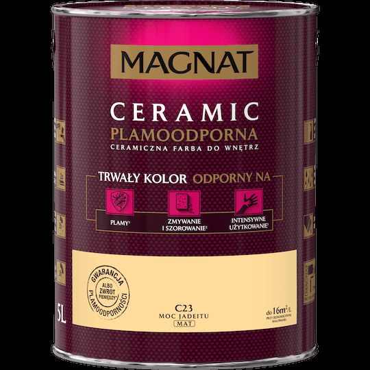Farba ceramiczna 5 L moc jadeitu MAGNAT CERAMIC