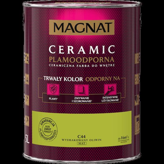 Farba ceramiczna 5 L wysmakowany oliwin MAGNAT CERAMIC