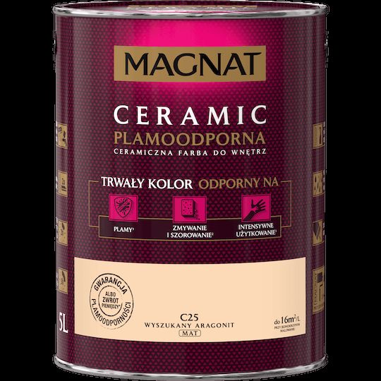 Farba ceramiczna 5 L wyszukany aragonit MAGNAT CERAMIC
