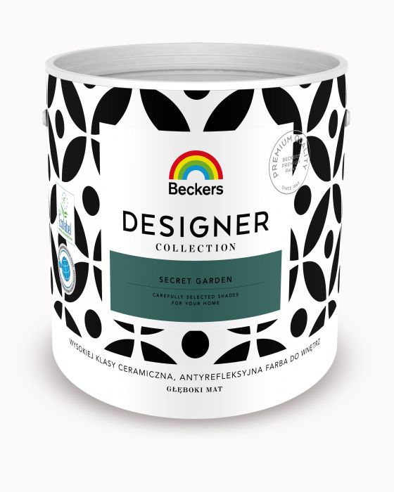 Farba ceramiczna do ścian i sufitów Beckers Designer Collection Secret garden 2,5 L BECKERS