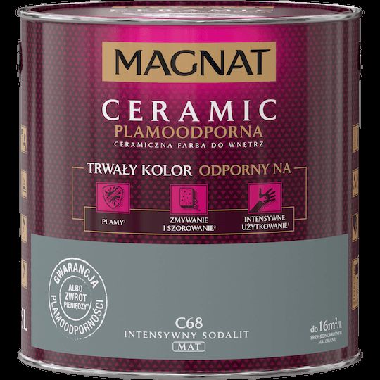 Farba ceramiczna intwnsywny sodalit C68 - 2,5 L MAGNAT