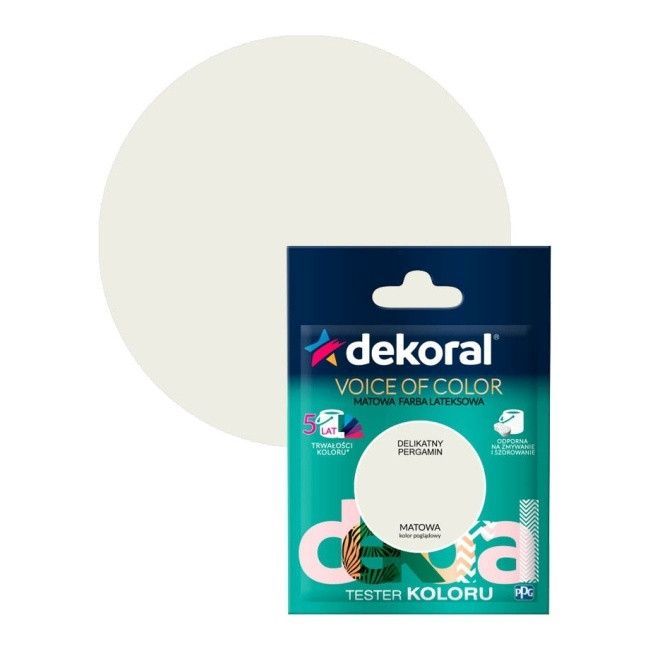 Tester farby Dekoral Voice of Color delikatny pergamin 0,05 l