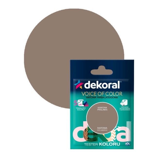 Tester farby Dekoral Voice of Color kawowa pralinka 0,05 l