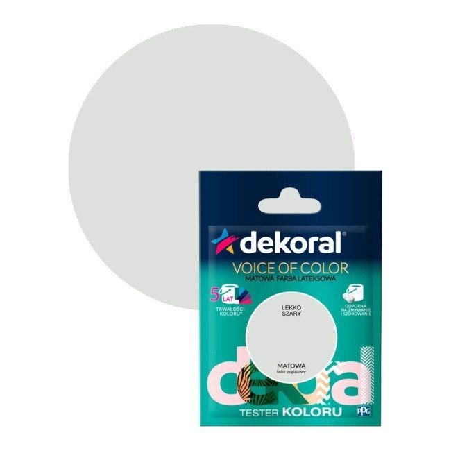 Tester farby Dekoral Voice of Color lekko szary 0,05 l