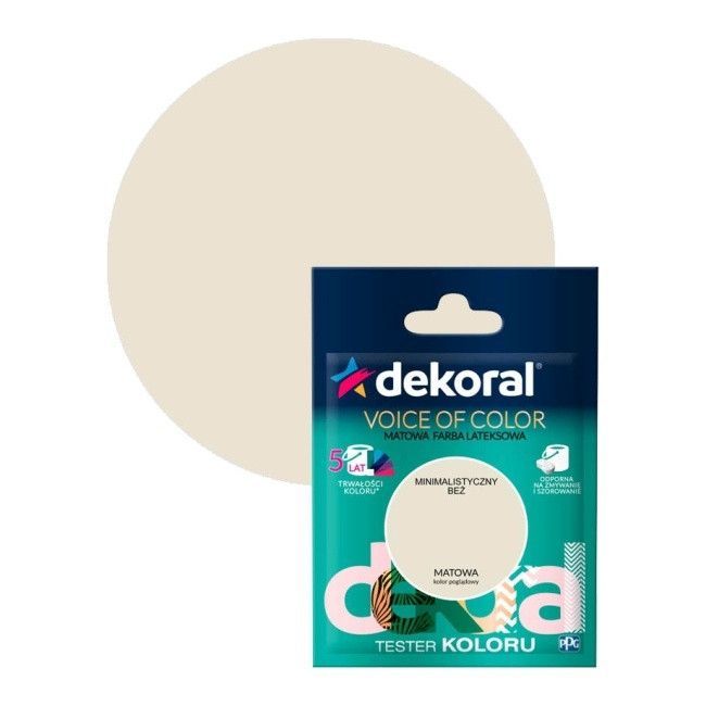 Tester farby Dekoral Voice of Color minimalistyczny beż 0,05 l