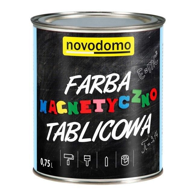 Farba magnetyczno-tablicowa Novodomo 0,75 l