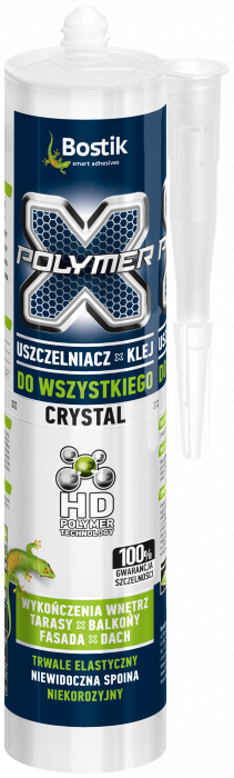 Uszczelniacz klej do wszystkiego X-Polymer Crystal krystalicznie bezbarwny 290 ml BOSTIK