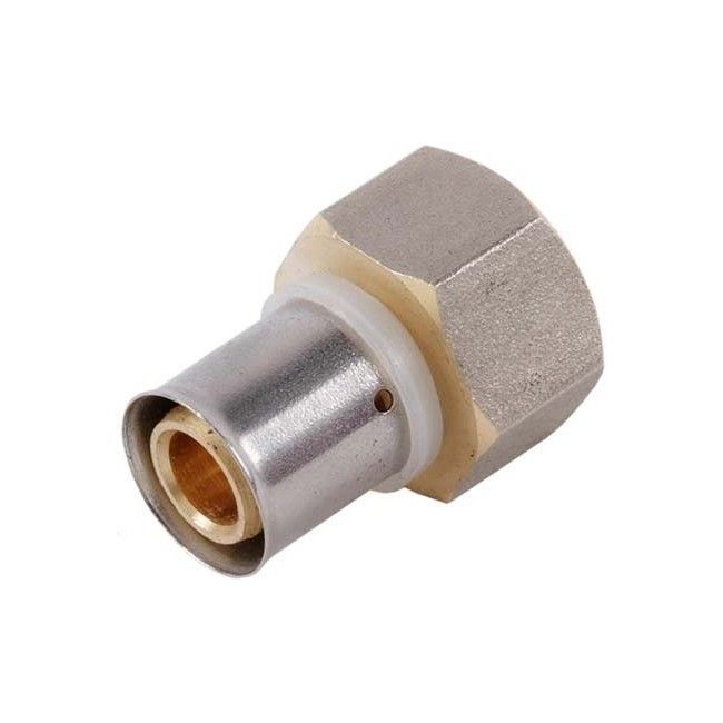 Złączka prosta zaprasowywana Idmar Group gwint wewnętrzny 1/2" x 20 x 2 mm