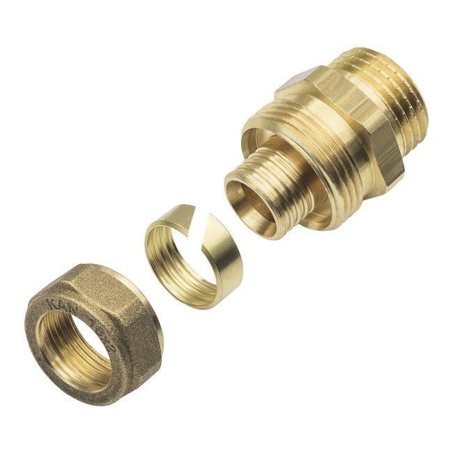 Złączka skręcana KAN-therm gwint zewnętrzny 1/2" x 18 x 2 mm