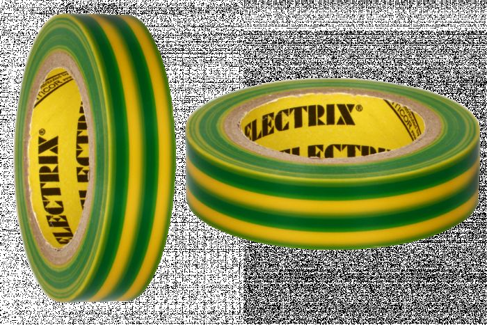 Taśma elektroizolacyjna PVC 0,15mm x 19mm x 20m żółto-zielona TSE1925