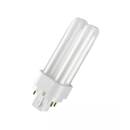 Świetlówka kompaktowa G24q-2 (4-pin) 18W 3000K 1200lm DULUX D, E OSRAM 4050300327211