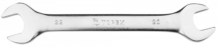 Klucz płaski dwustronny 20 x 22 mm TOPEX
