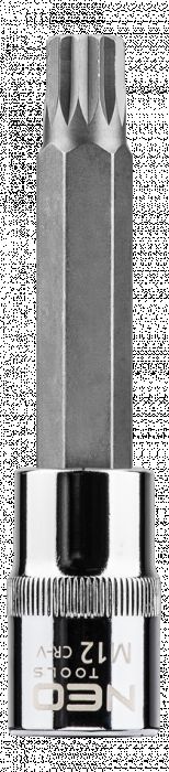 Końcówka Spline na nasadce 1/2", M12 x 100 mm NEO