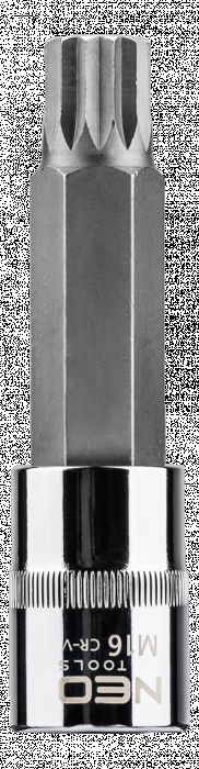 Końcówka Spline na nasadce 1/2", M16 x 100 mm NEO